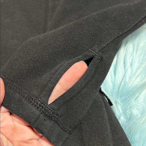 Athleta Cozy Karma Asym Black Pullover sz XS - Picture 4 of 8